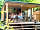 Camping de Paris: Verandah of the cottage