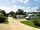 Plough Lane Caravan Site: Looking at the pitches from reception