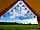 Buckland Farm Camping: Picnic and play - view of the Blackdown Hills