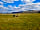 Pwllyn Farm Camping: View from campervan, penyfan in distance