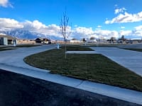 Park up in a spacious spot with mountain views Park up in a spacious spot with mountain views
