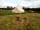 Splatt Farm Gardens: Rainbow Ranch Bell Tent pitch