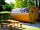 Camping am Pilsensee: Camping pod with original Bavarian beer bench