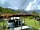 Camping Freskia: Van, picnic table and mountain views