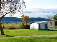 View of the electric grass touring pitches View of the electric grass touring pitches