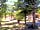 Camping L'Hermitage des 4 Saisons: Lodges through the trees