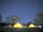 Tone Valley View Glamping: The bell tents at night