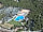 Campotel at Camping Castell Montgri: Aerial photo of the site