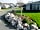 Oaklands Caravan Park: Hardstanding pitches in summer