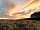 Rowbury Farm Camping: Rowbury Farm campsite - Wild flower meadow at 9.30pm