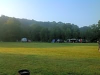 View of the camping field View of the camping field