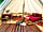 North Down Orchard: Deluxe bell tent interior (photo added by manager on 30/06/2022)