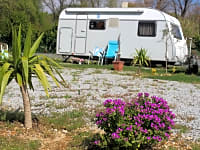 Exterior of the caravan Exterior of the caravan