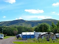 Campsie hills behind the pitches Campsie hills behind the pitches