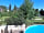 Camping de la Touche: swimming pool and view to site