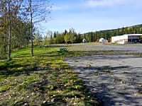 Electric grass and gravel pitch Electric grass and gravel pitch