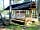 Camping Pod Heaven: Covered picnic table and an outside decked seating area