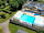 Camping Bellevue: The pool from above