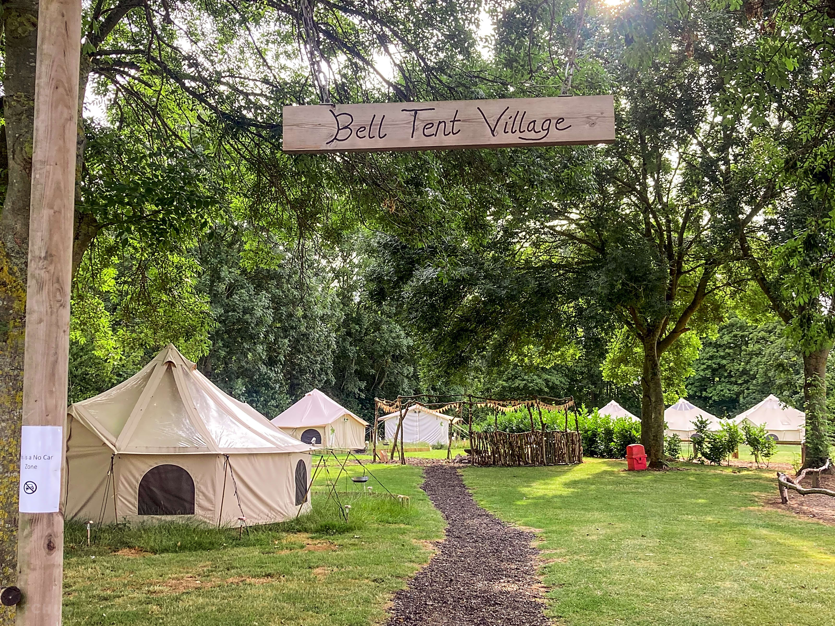 Bell tent deals village