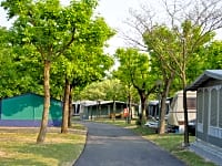 Piazzola roulotte/camper su erba e ghiaia con elettricità (vista sul lago)