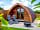 Swallows Field Glamping Pods: Private patios with two comfortable reclining outdoor chairs provided