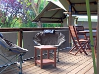 Trigano Kenya tenda de safari 2 dormitórios (proibido para pets)