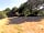 Top Corner Camping: Newly cut grass