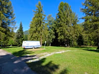 Spacious pitches supplied with electric Spacious pitches supplied with electric