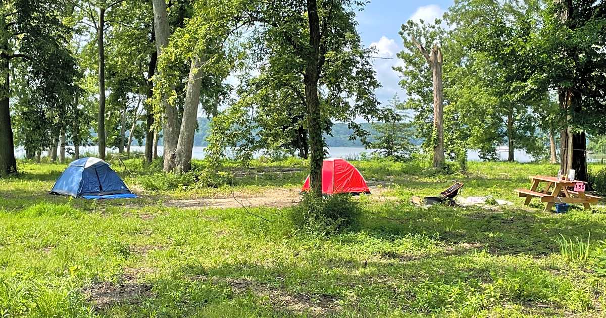Kayak Starved Rock Campground, Ottawa