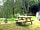 Ryeford Ponds Glamping: Well spaced-out pitches for comfort and privacy, each with a fire pit and picnic bench