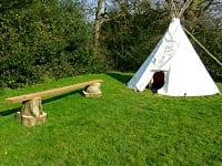 View of the tipi View of the tipi