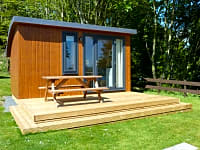 Exterior of the microlodge Exterior of the microlodge