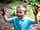Marton Mere Holiday Village: Muddy pup enjoying one of the Nature Rocks activities on site