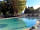 International Glamping Lago di Bracciano: The pool a lot bigger than a paddling pool, deep end of 1m50.