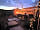 Bain View Glamping: Bush bath at dusk