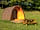 Lowther Holiday Park: Camping pod with a picnic bench