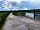 Longfield Farm: The beginning of the track leading to the site