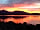Possum Lodge: Sunset over the lake