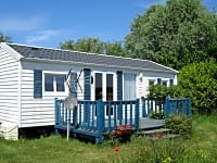 Stacaravan 2 slaapkamers (deluxe)