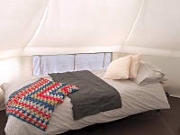 The chair beds make into comfortable single beds which are dressed with cosy blankets for warmth. The chair beds make into comfortable single beds which are dressed with cosy blankets for warmth.