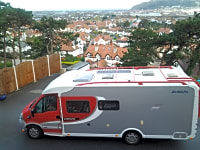 Lote para motor-casa pavimentado e de grama com eletricidade opcional