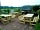 Newgrange Lodge Campsite: Communal barbecue and seating area