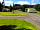 Cringoed Caravan Park: Another view up the drive from our campsite.