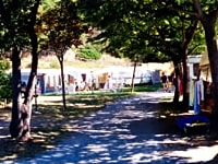 Piazzola roulotte/camper su erba e terra con elettricità