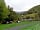 Garthyfog: View of the campsite and valley beyond.