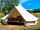 Camp Corve: Bell tent exterior