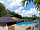 Camping la Vallée de l'Indre: Swimming pool of the campsite seen from the top.
