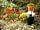 Camping La Fontaine du Hallate: Our resident gardener - the flowerpot man!