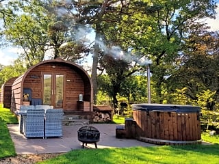 The Pods by the Stream at Flakebridge Farm, Tebay, Cumbria