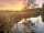 Misty Meadows: Sunset over the bell tents (photo added by manager on 14/07/2021)